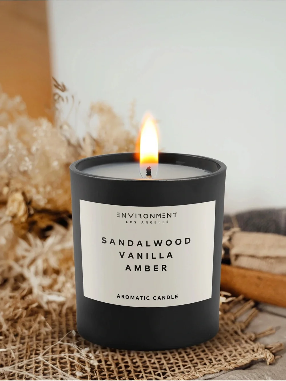 NEW Environment Inspired By Hotel Costes‎ Sandalwood Vanilla Amber Candle 8 Oz
